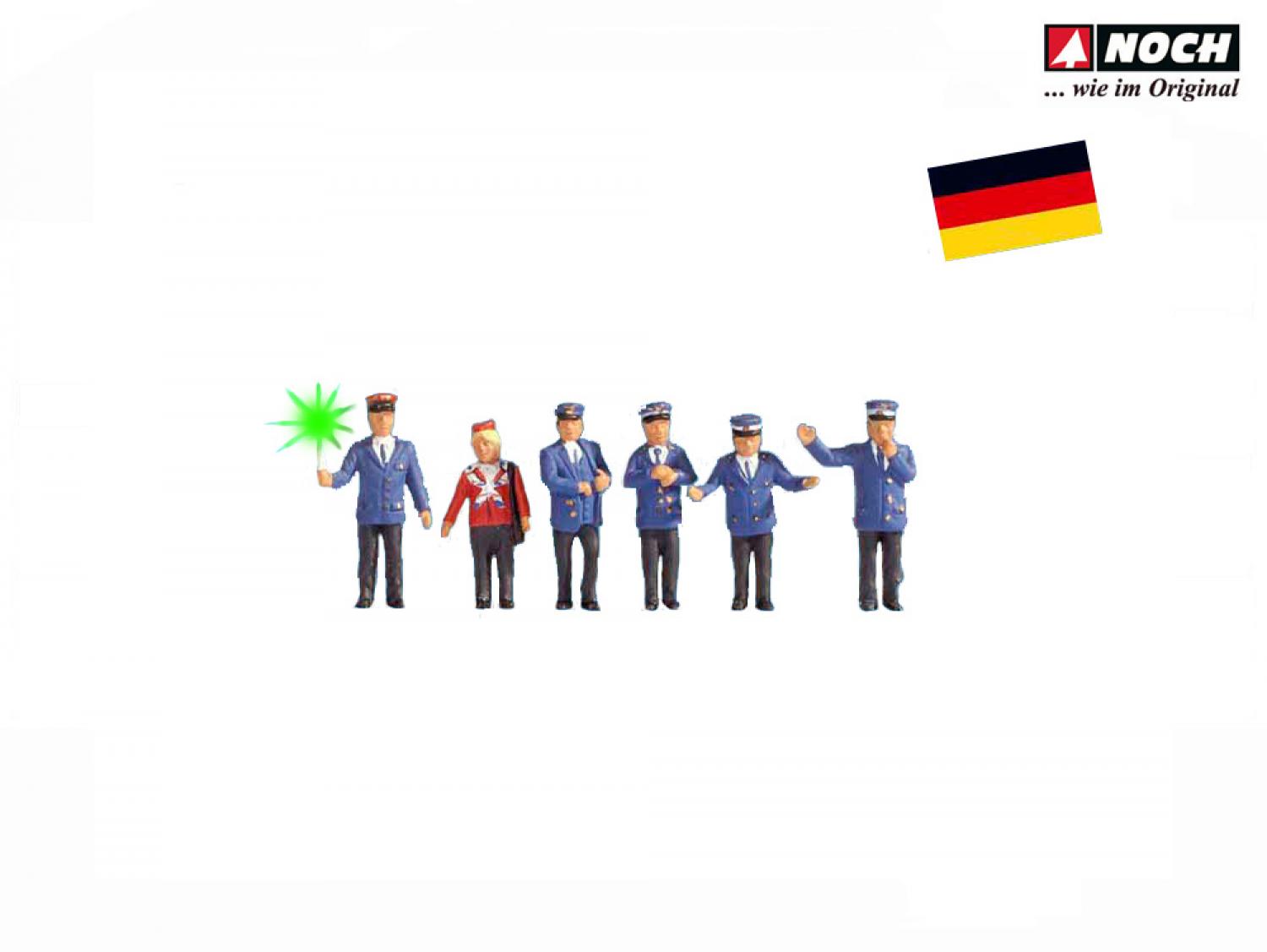 NOCH 17540 Bahnbeamte Deutschland, beleuchtet