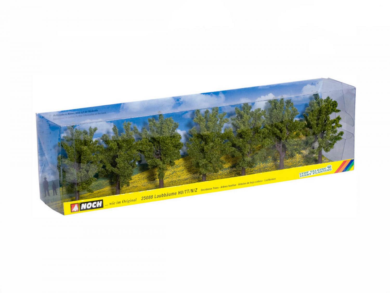 Noch 25088 Laubbäume 7 Stück, ca. 8 cm hoch