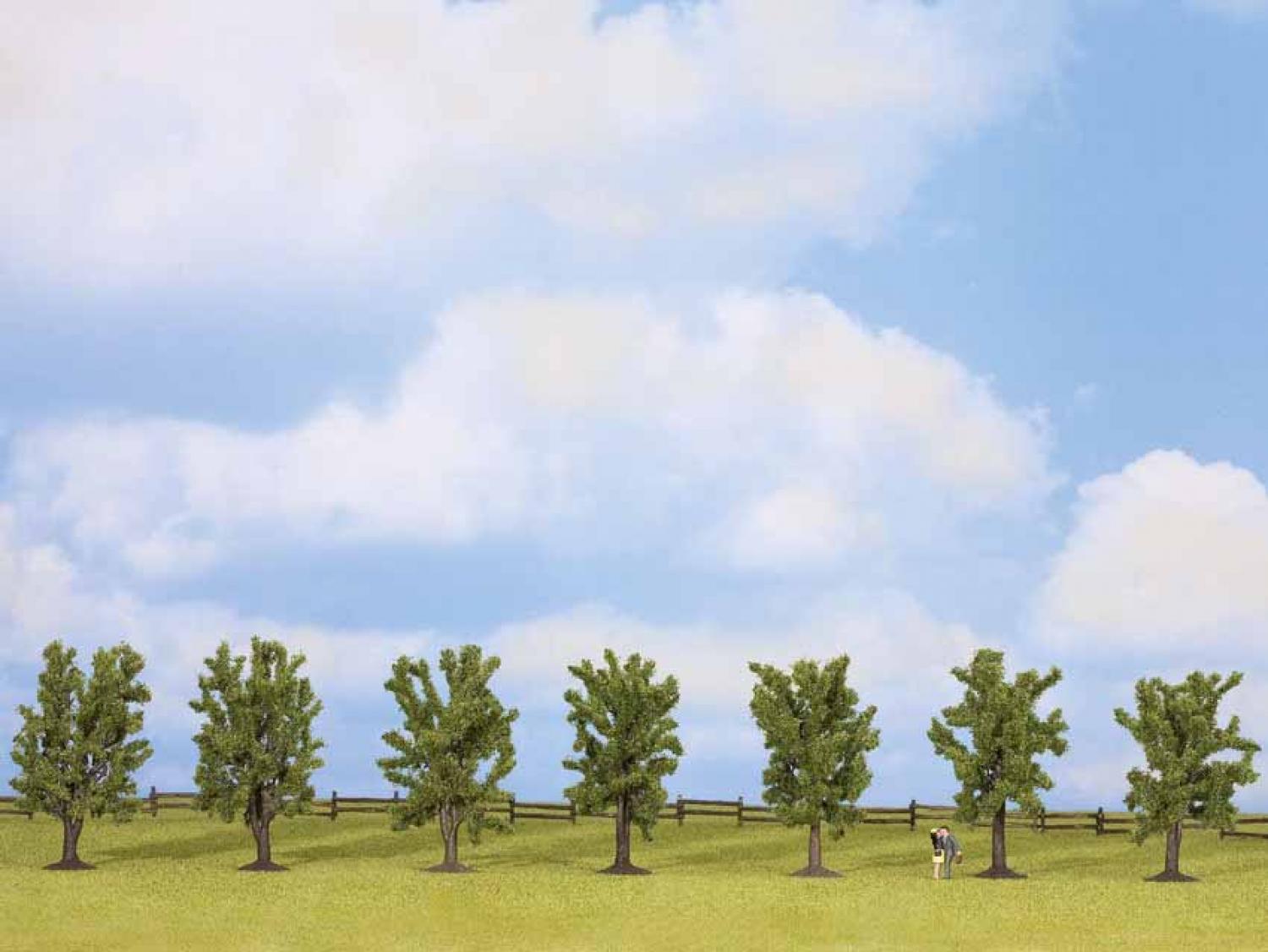 Noch 25088 Laubbäume 7 Stück, ca. 8 cm hoch