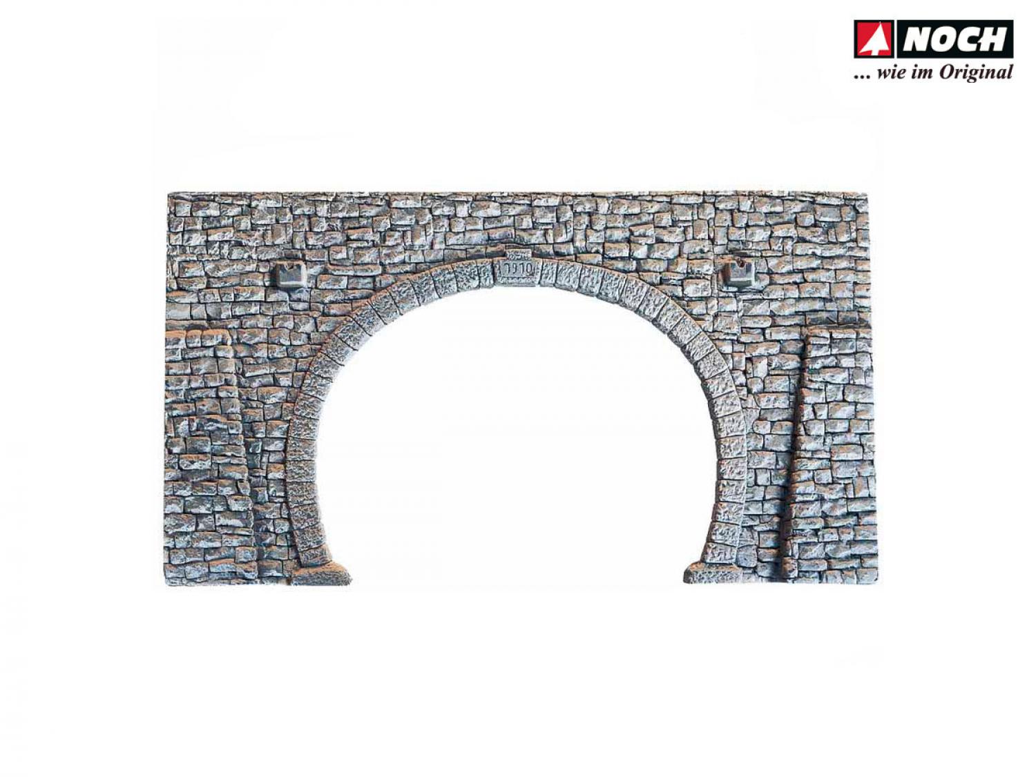 Noch 34938 N Tunnel-Portal 2-gleisig, 16 x 9 cm