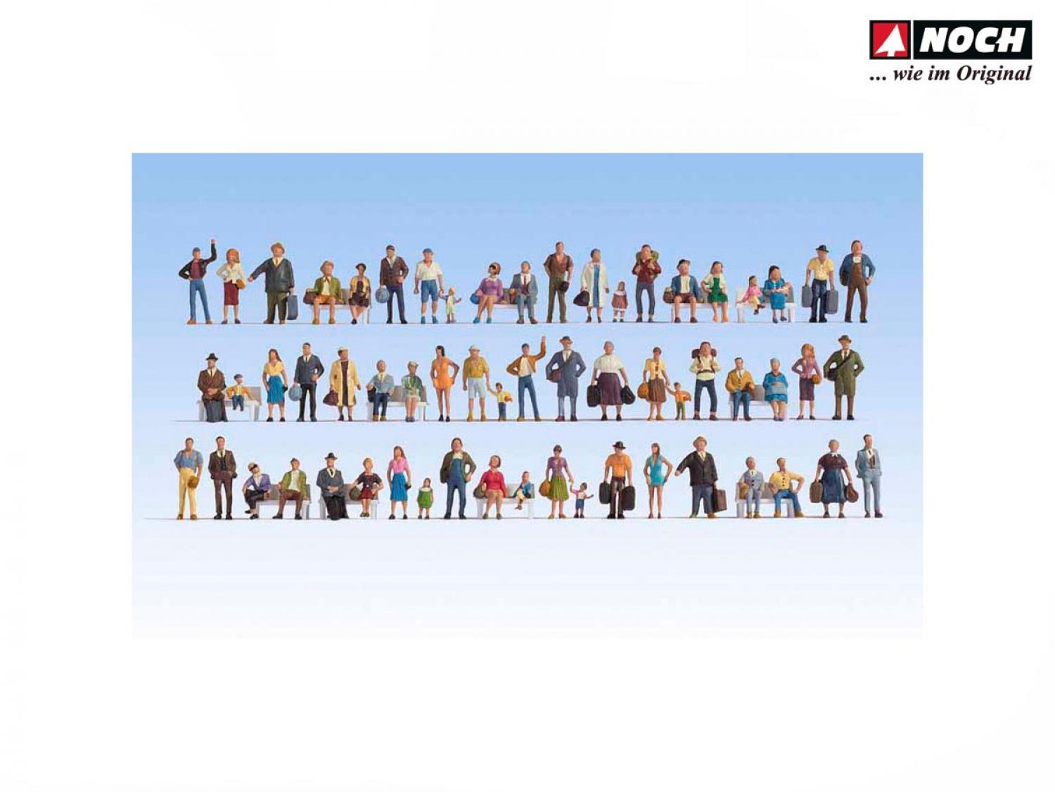 Noch 37070 N Mega-Spar-Set Figuren 60 Figuren