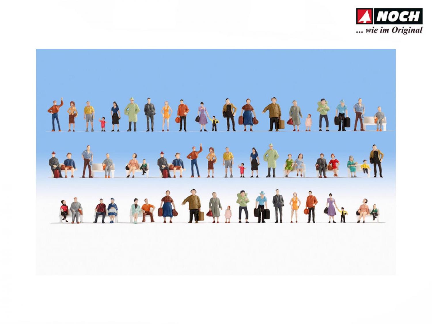 Noch 38401 N Mega-Spar-Set Figuren 60 Figuren