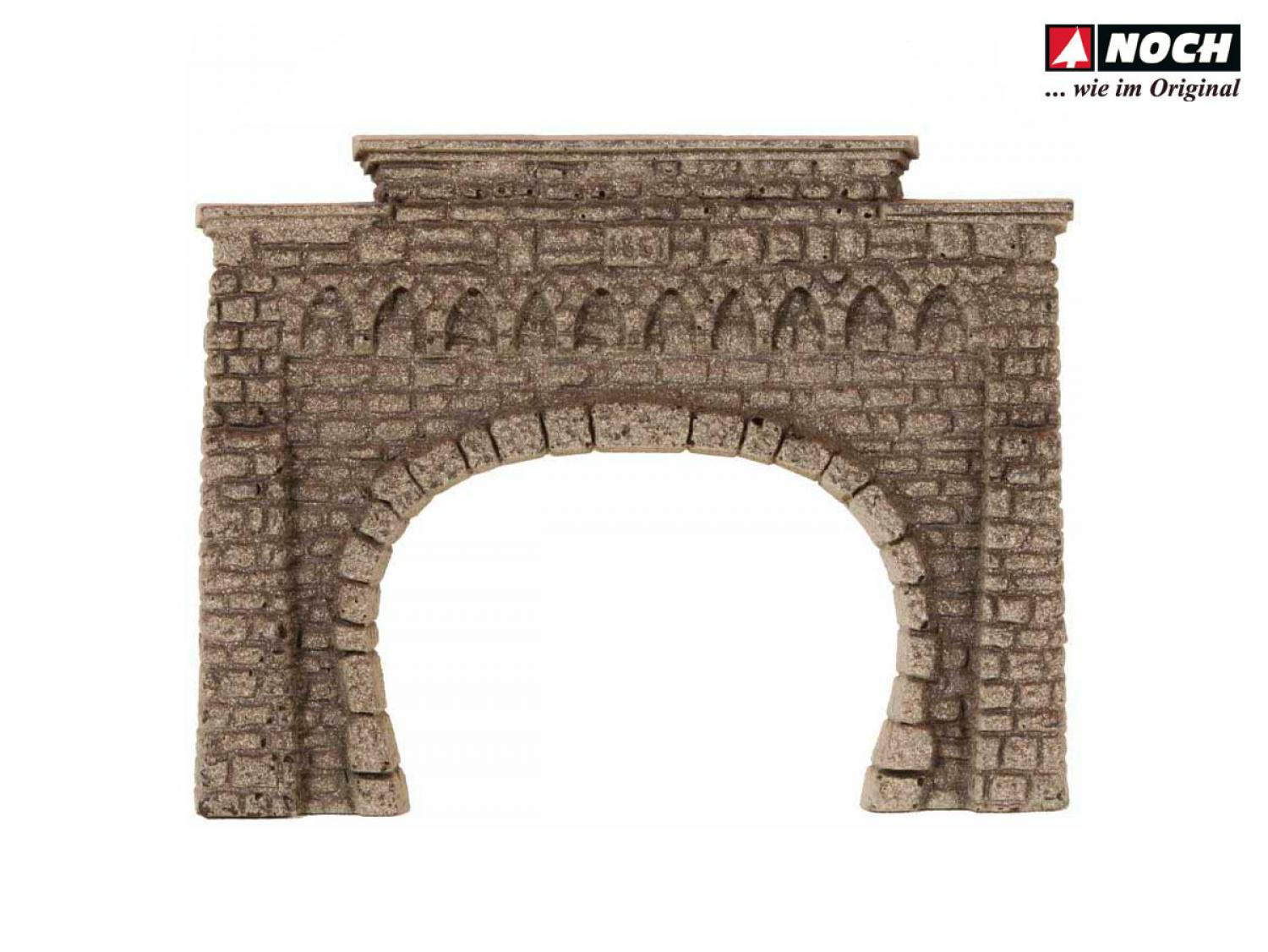 Noch 44820 Z Tunnel-Portal 2-gleisig, 8,5 x 6,5 cm