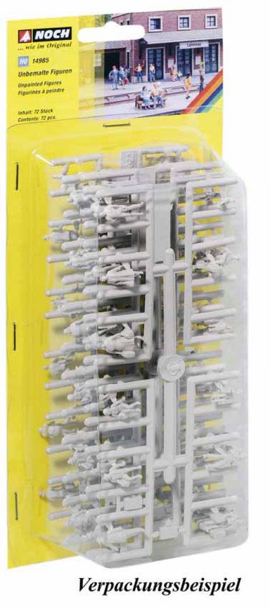 Noch 44985 TT Unbemalte Figuren 72 Stück