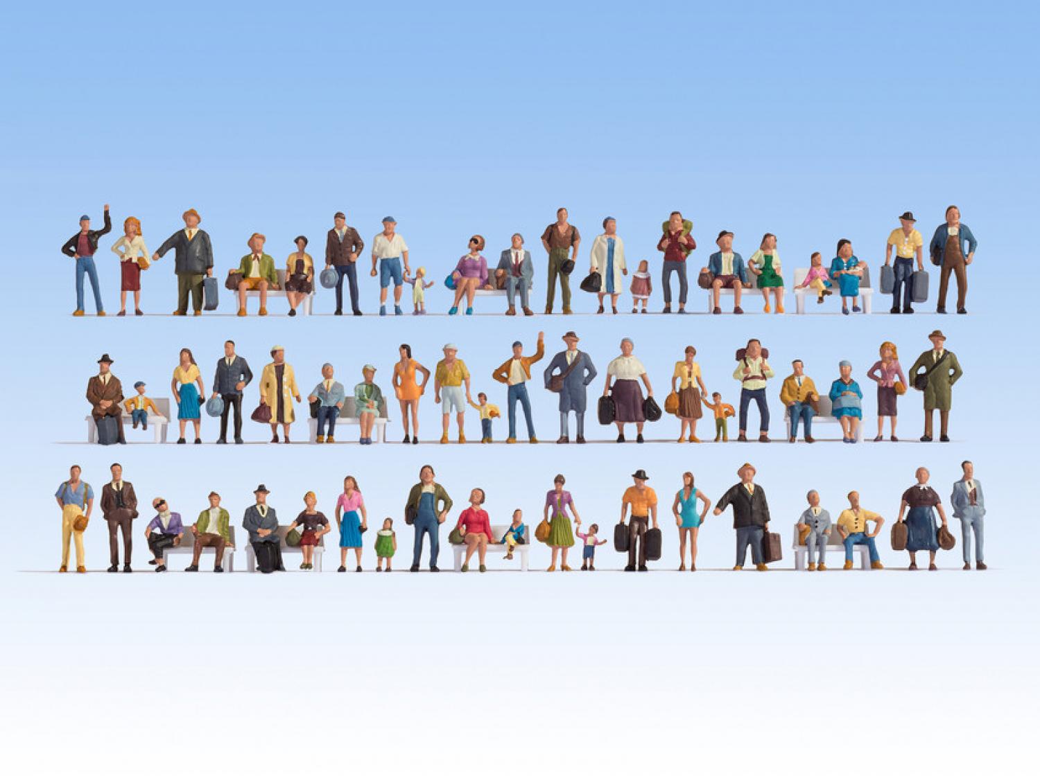 Noch 46070 TT Mega-Spar-Set Figuren 60 Figuren