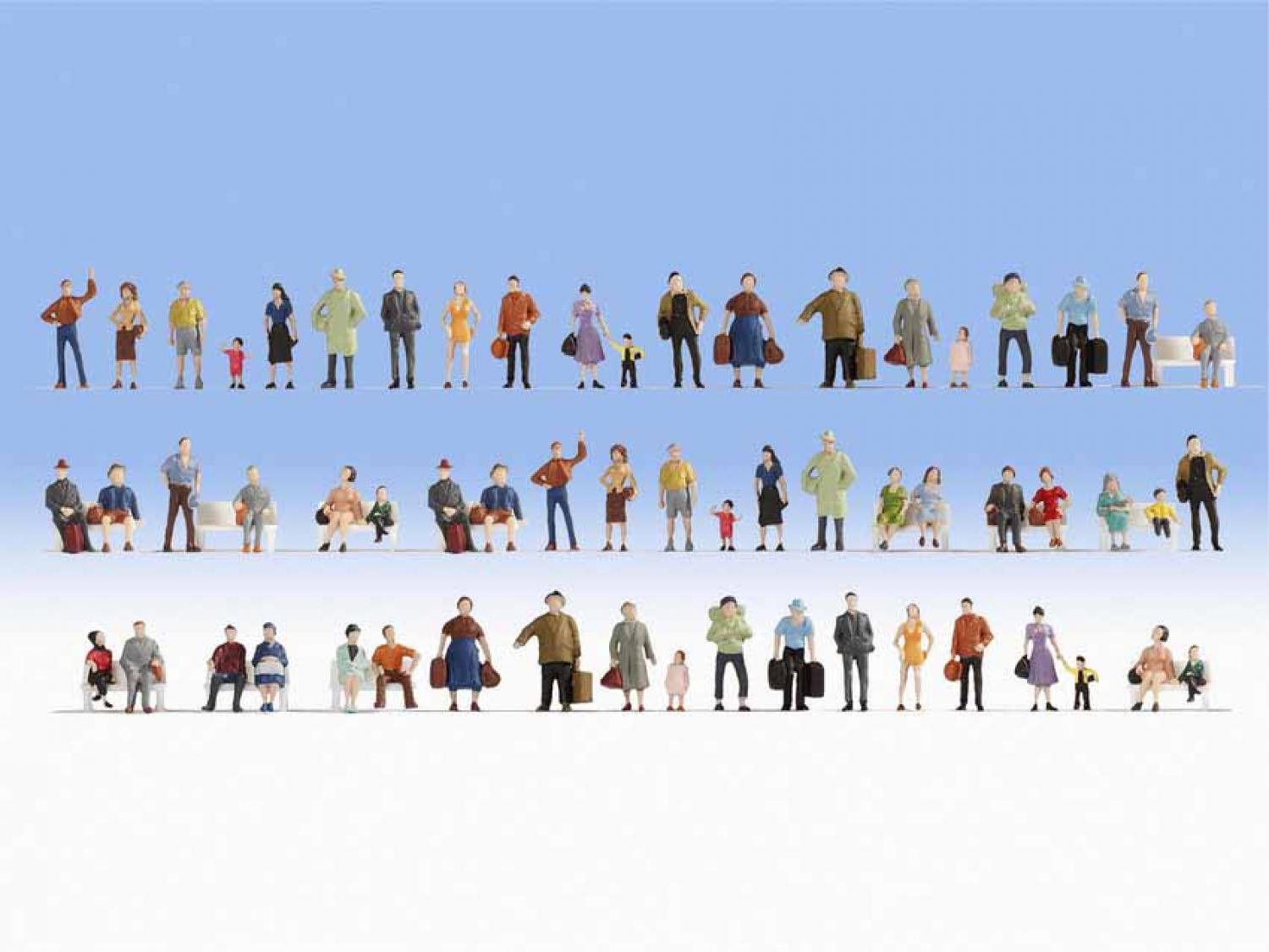 Noch 47401 TT Mega-Spar-Set Figuren 60 Figuren