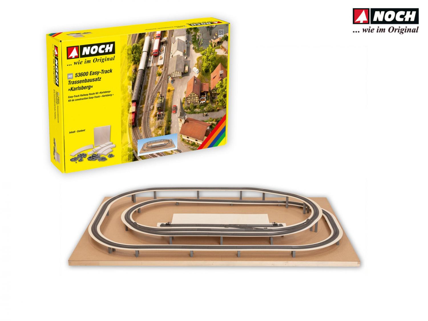 Noch 53600 H0 Easy-Track Trassenbausatz "Karlsberg"