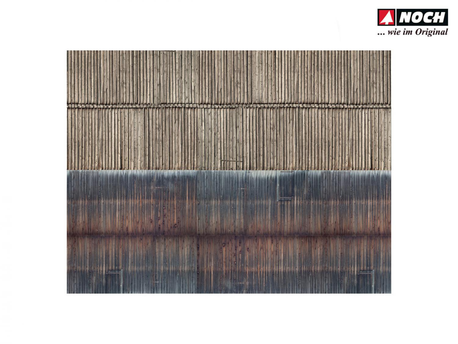 Noch 56964 N 3D-Kartonplatte “Bretterwand”