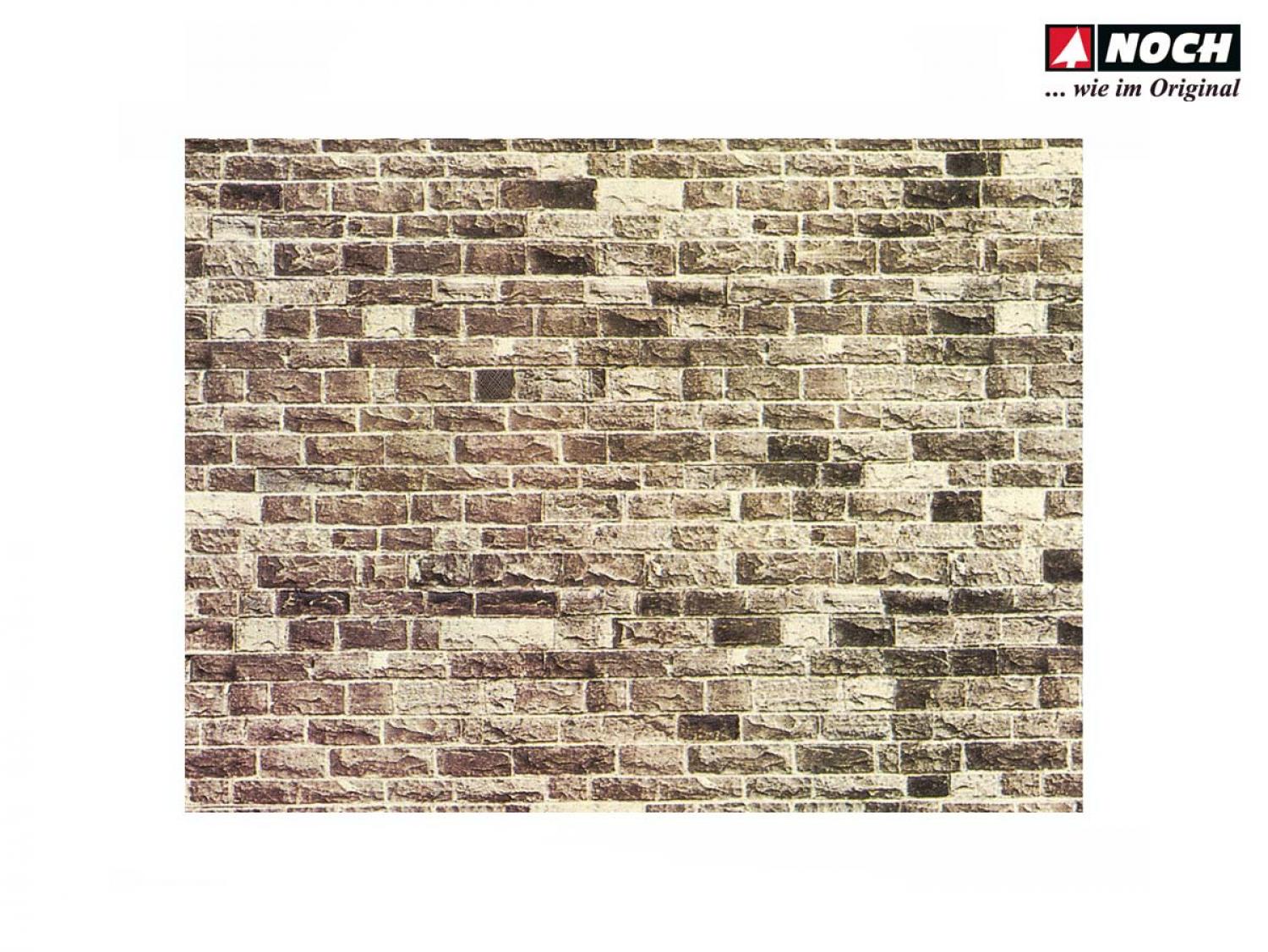 Noch 57720 H0,TT Mauerplatte “Basalt”, 64 x 15 cm