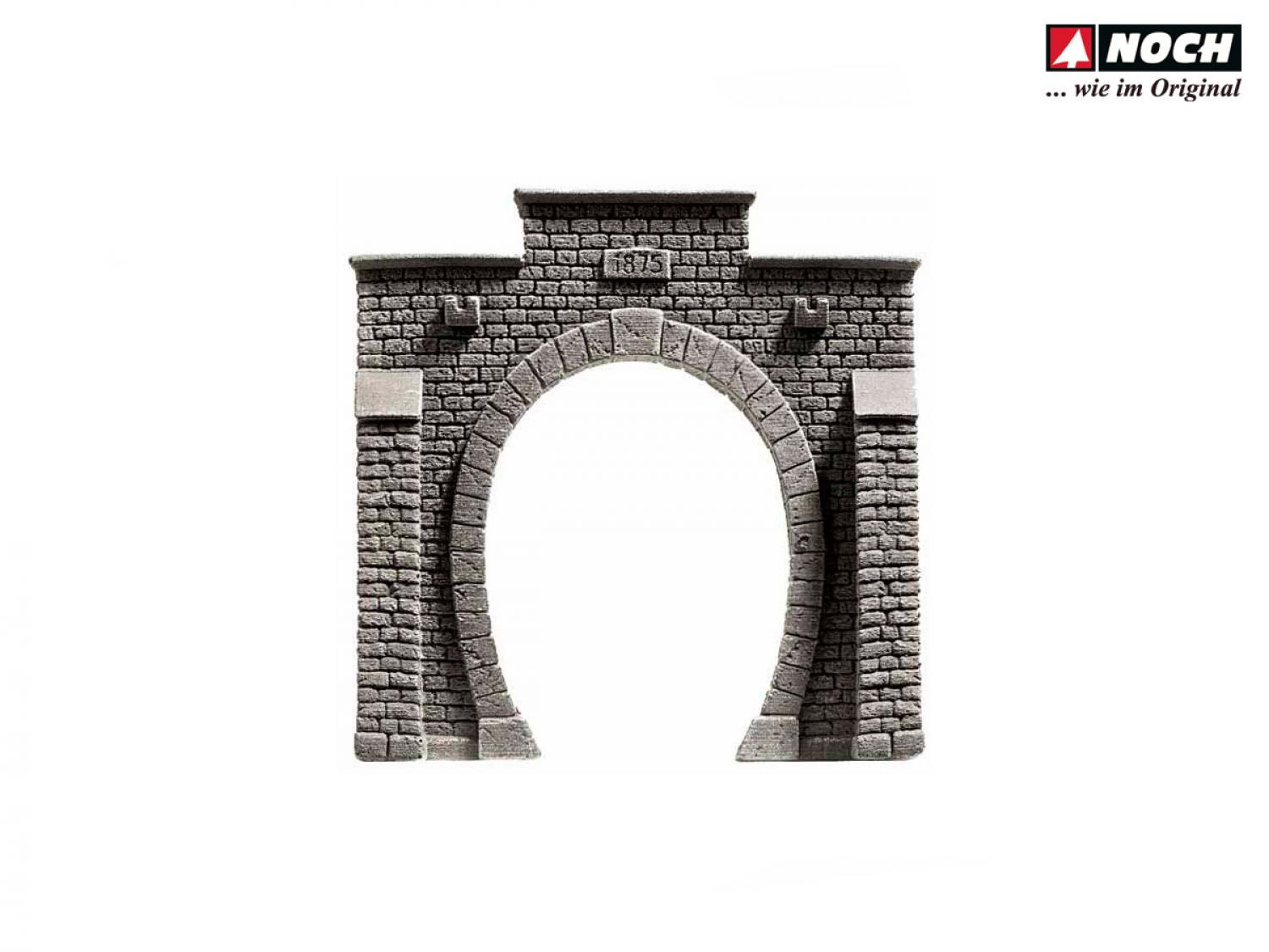Noch 58051 H0 Tunnel-Portal 1-gleisig, 13,5 x 12,5 cm