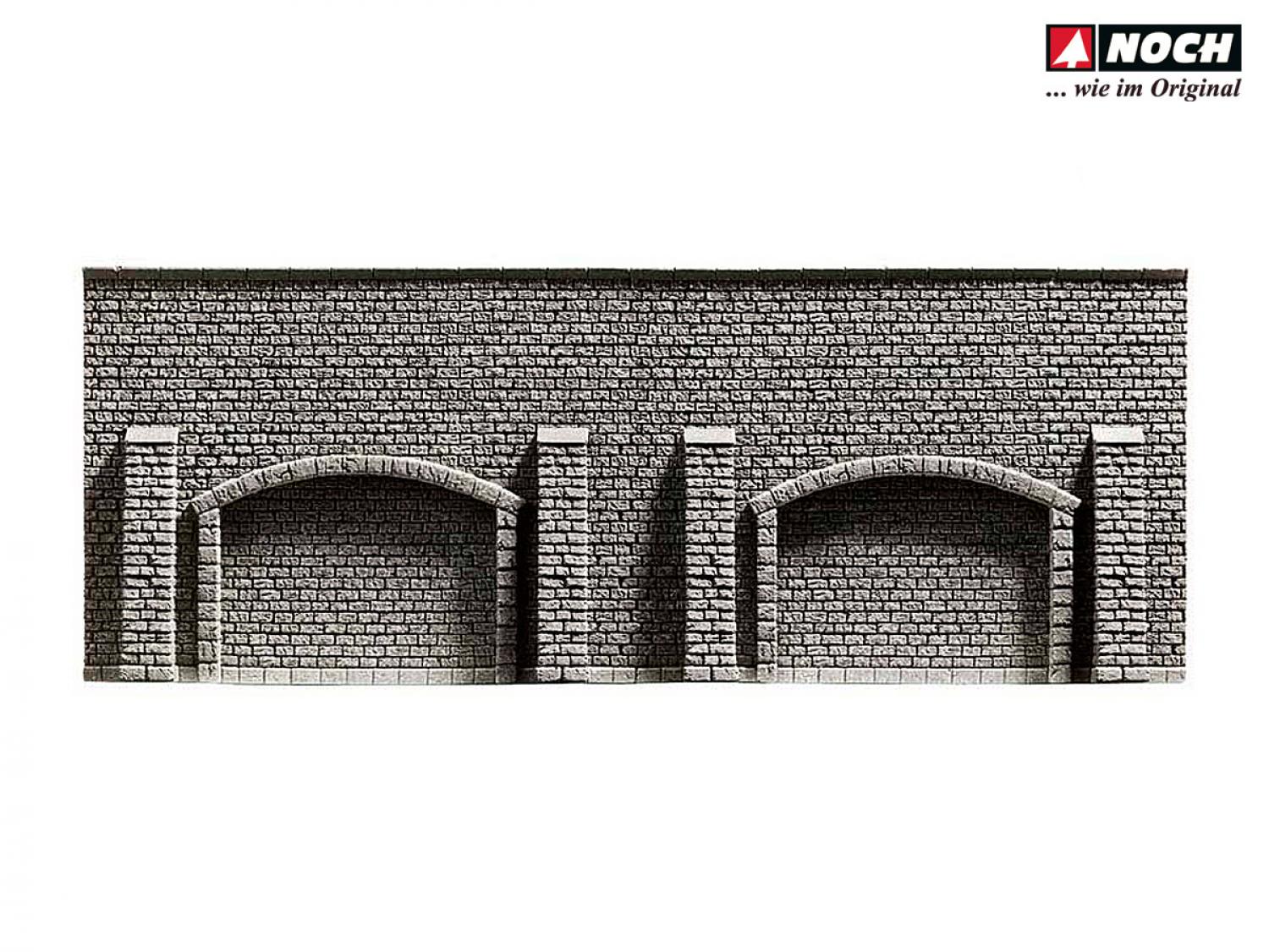 Noch 58058 H0 Arkadenmauer 33,4 x 12,5 cm