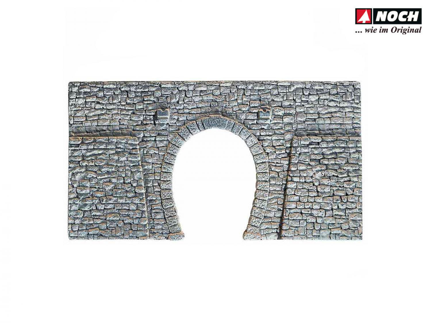 Noch 58247 H0 Tunnel-Portal 1-gleisig, 23,5 x 13 cm