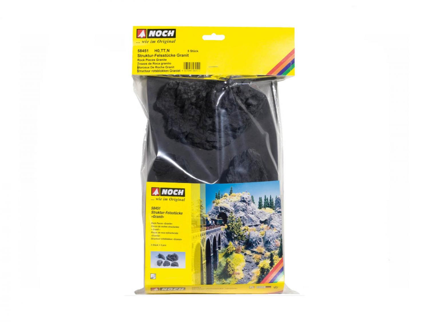Noch 58451 Felsstücke “Granit” 5 Stück