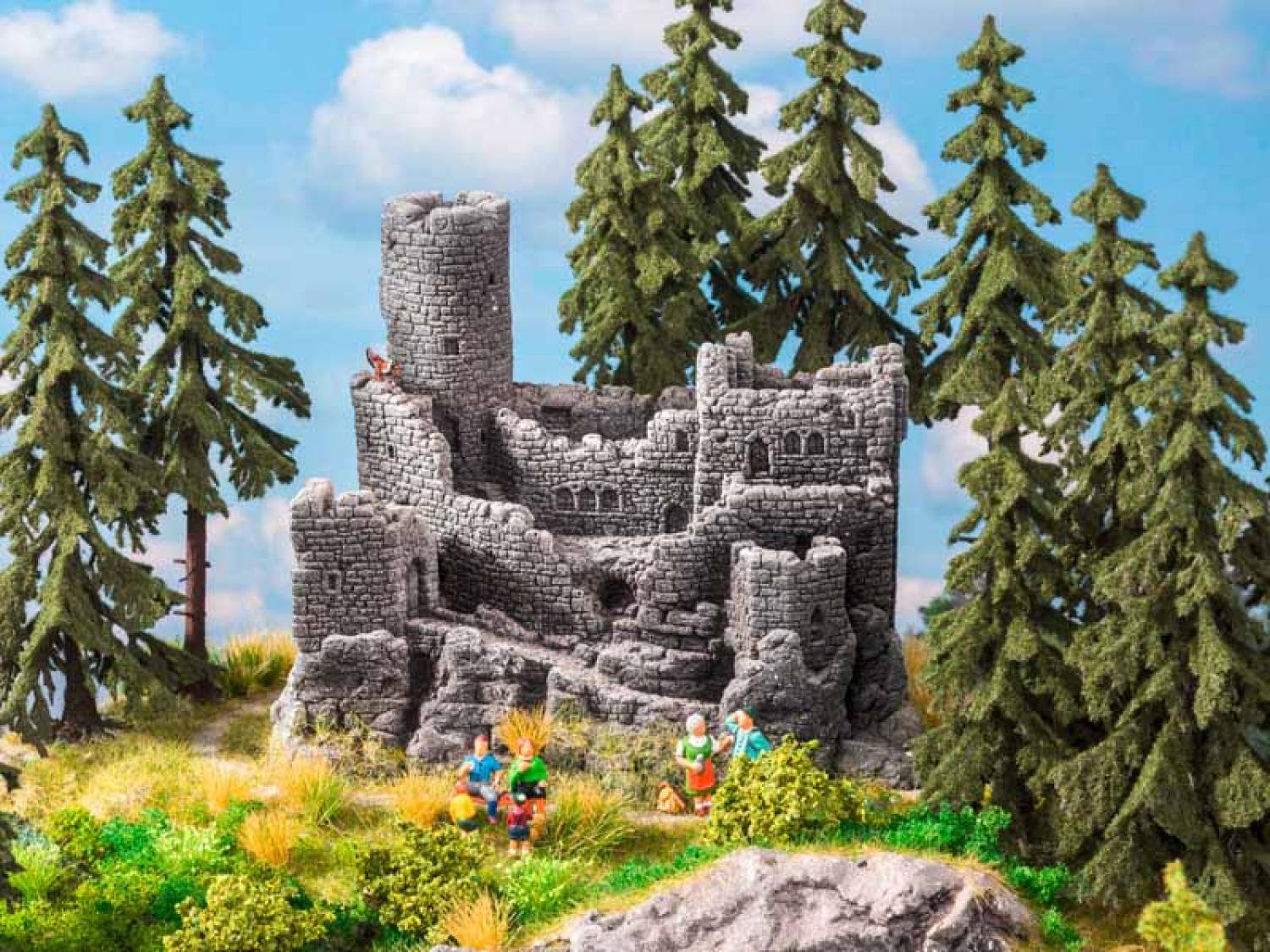 Noch 58609 Burgruine 15,5 x 10 cm, 12 cm hoch