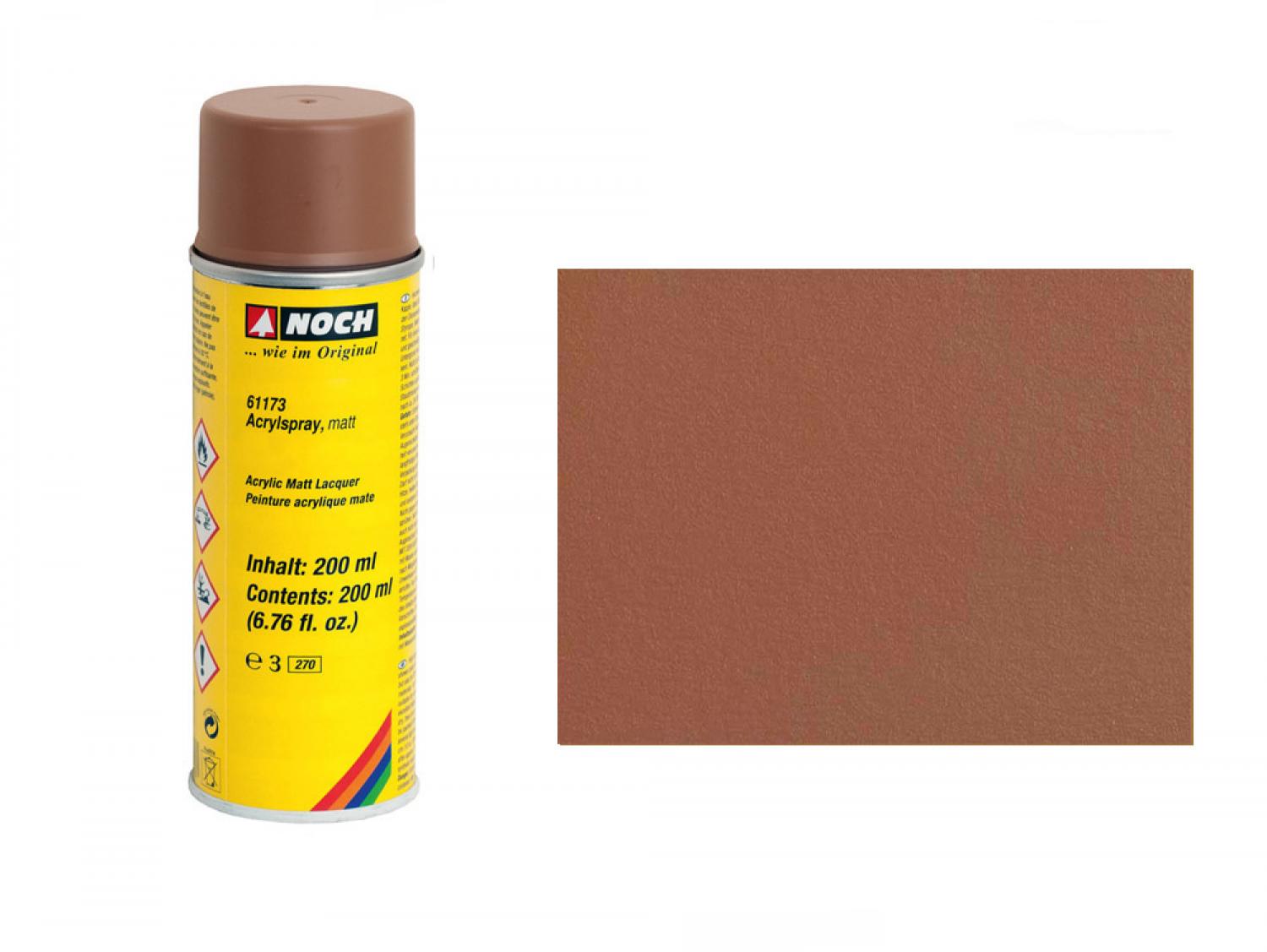 Noch 61173 Acrylspray, matt, braun 200 ml