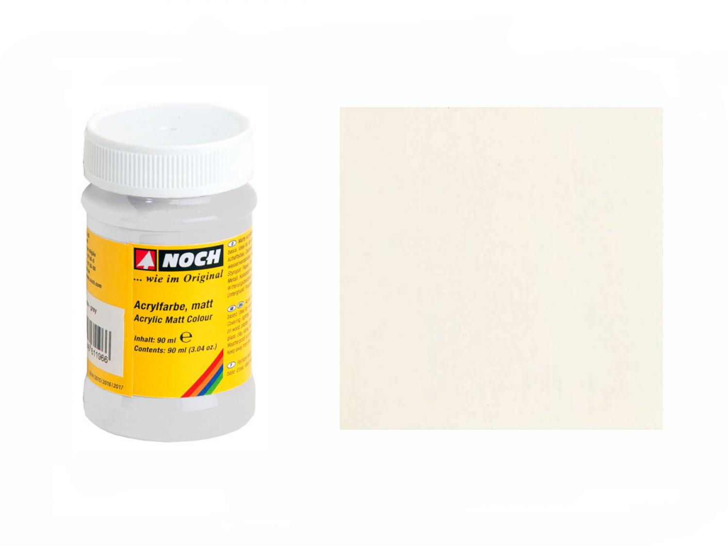 Noch 61190 Acrylfarbe, matt, weiß