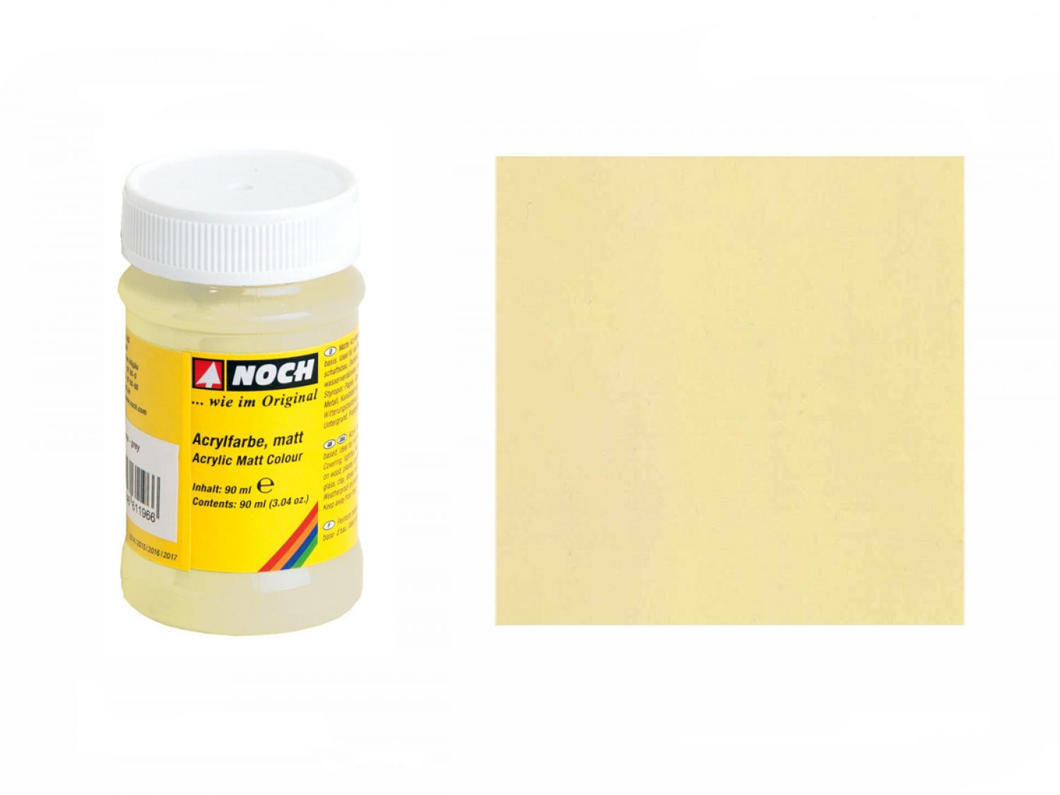 Noch 61191 Acrylfarbe, matt, elfenbein