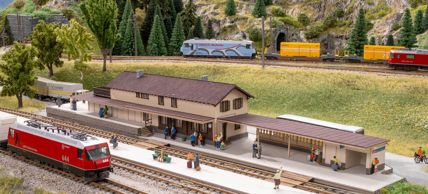 NOCH 63005 N Bahnhof "Bergün"