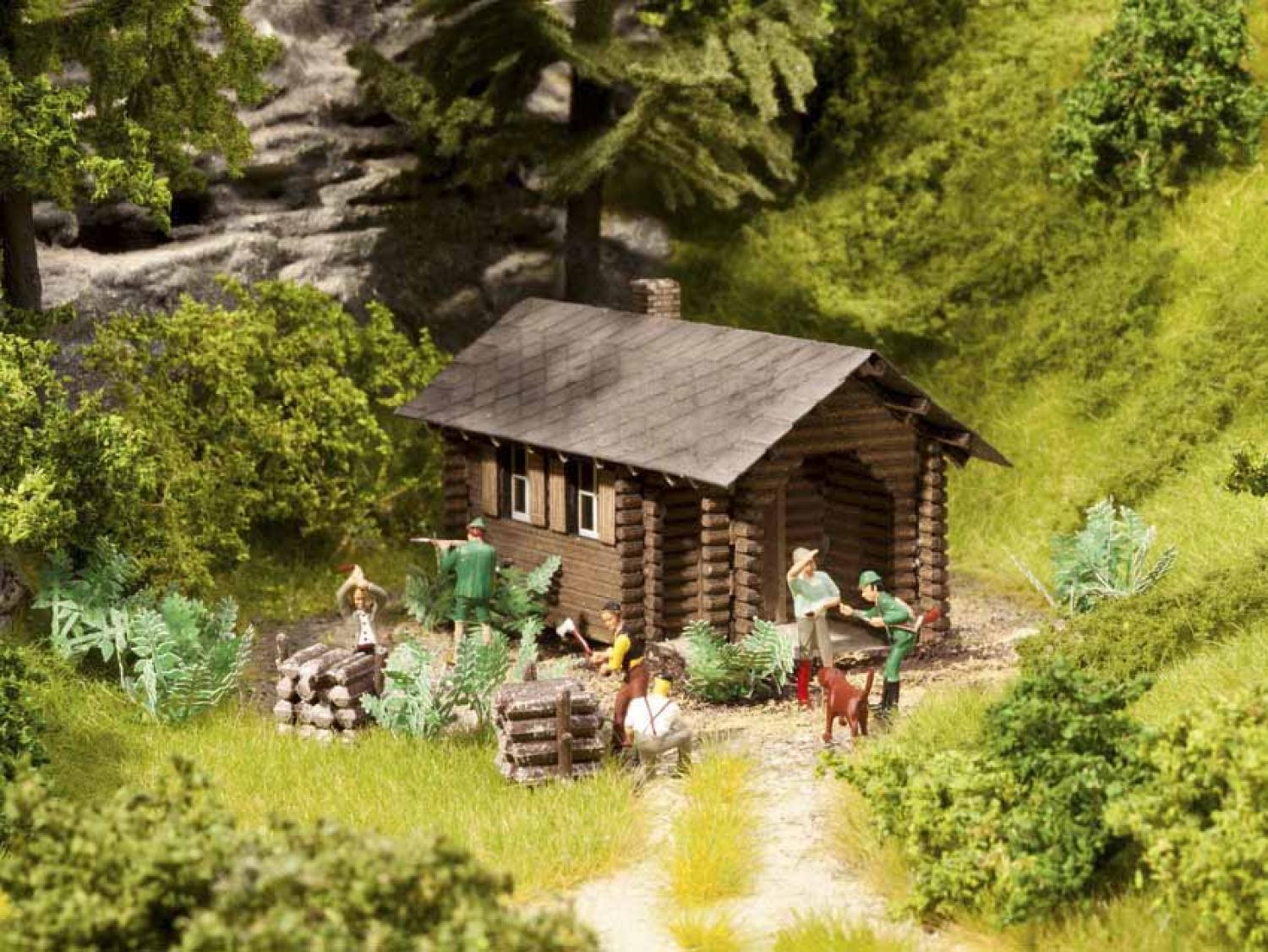 Noch 65606 H0 Themen-Set “Waldhütte”
