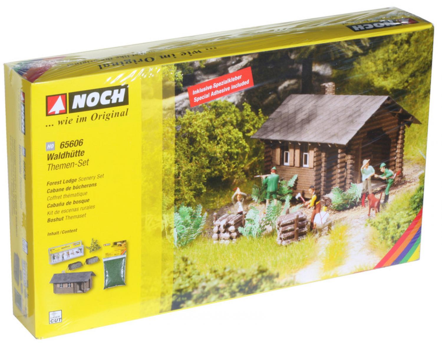 Noch 65606 H0 Themen-Set “Waldhütte”