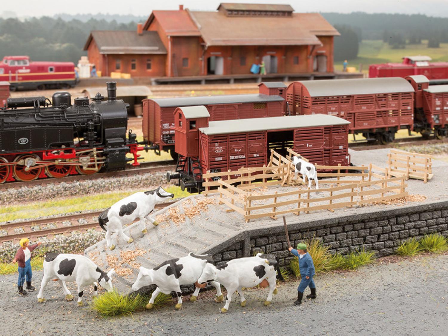 NOCH 65614 Themen-Set (H0)“Viehverladung”