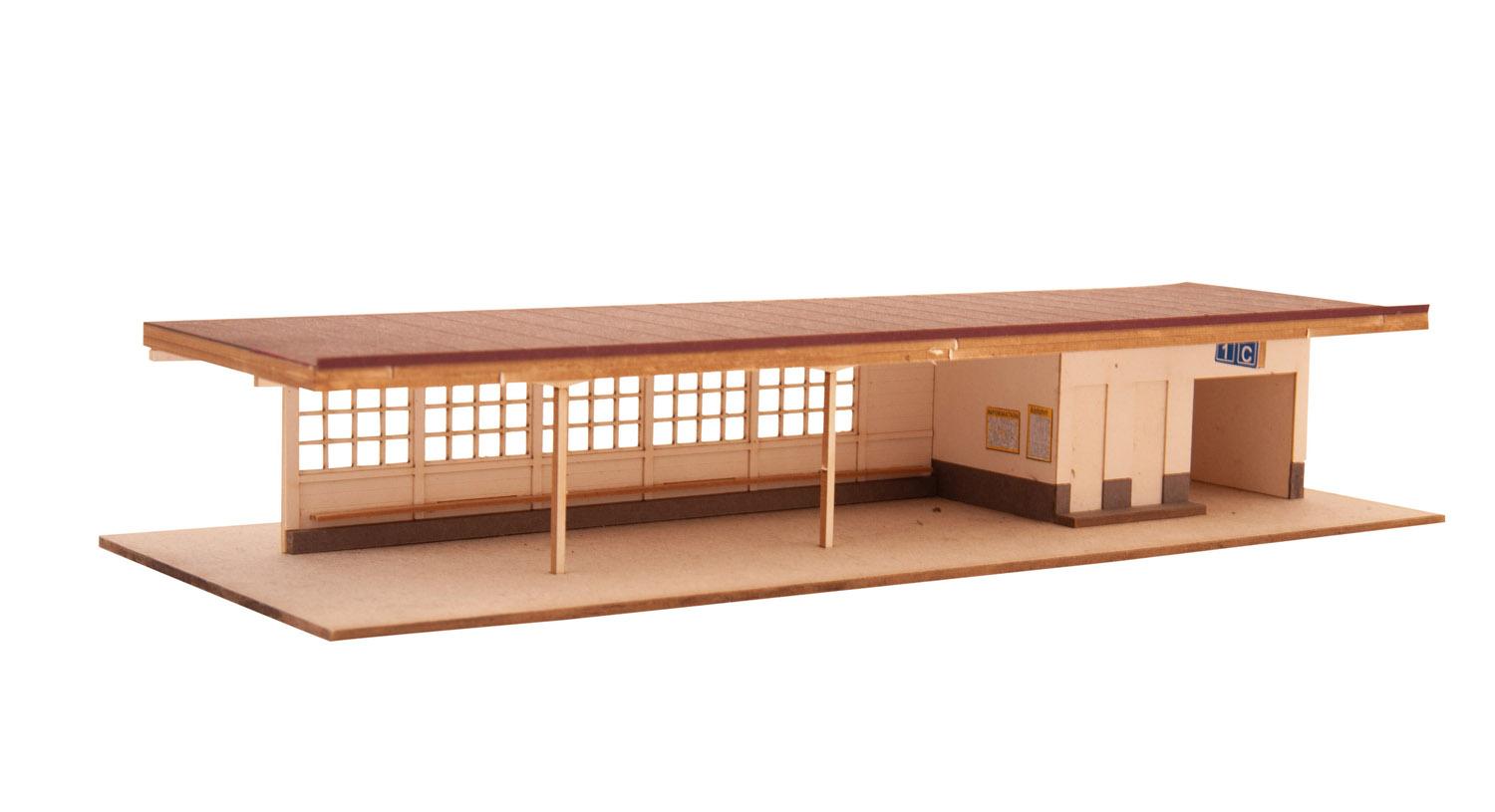Noch 66005 H0 Bahnhof „Bergün“ Laser-Cut