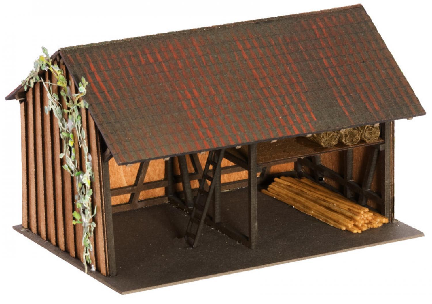 NOCH 66711 Holzscheune (H0) LaserCut