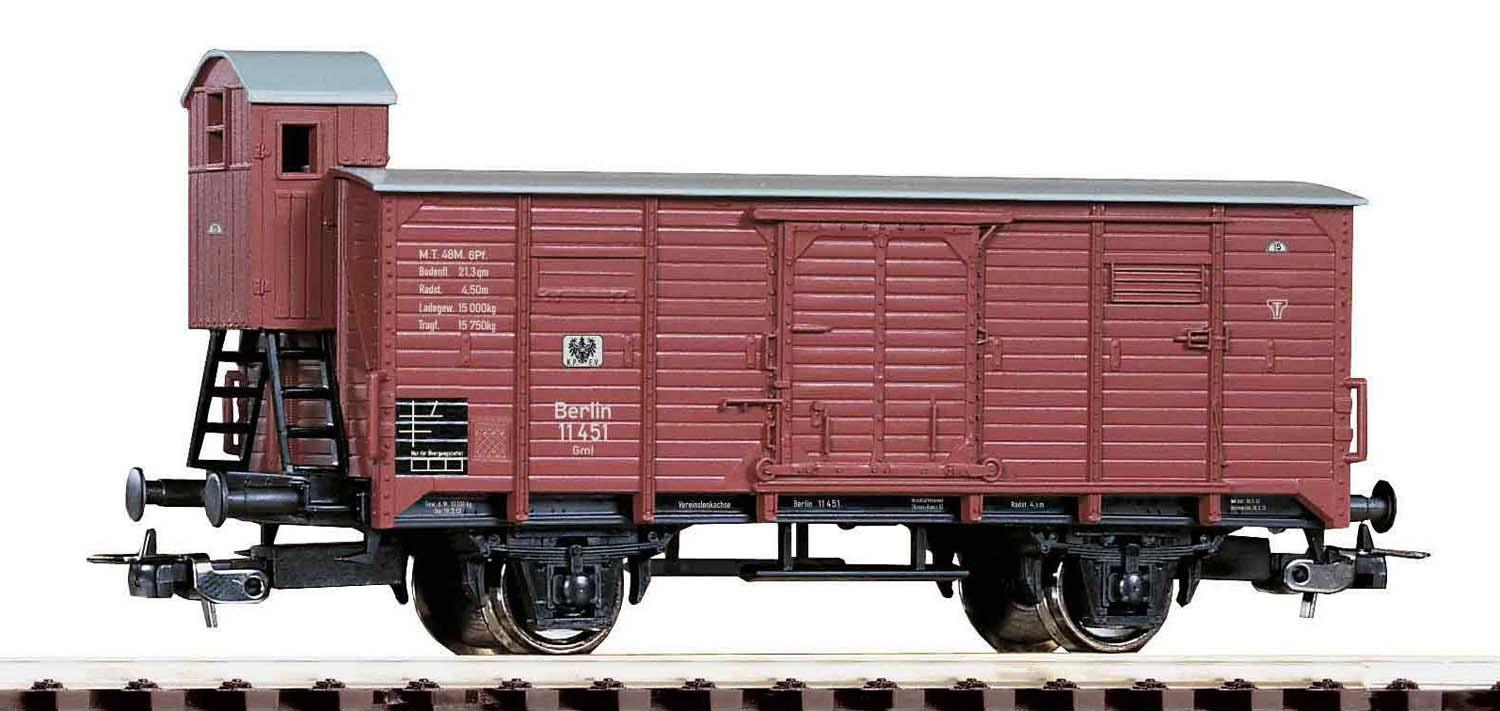 PIKO 24503 Ged. Güterwg. KPEV I m. Bhs.