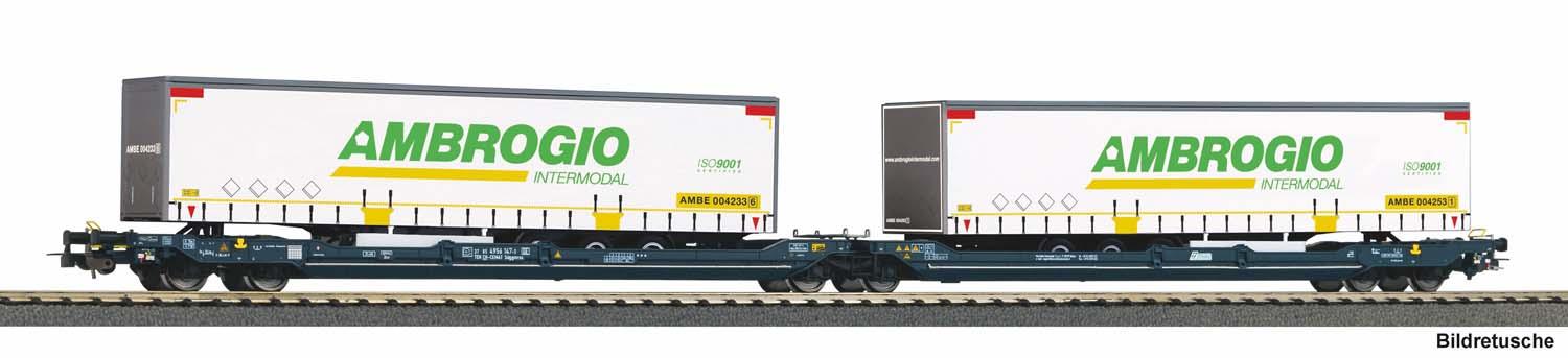 Piko 24635 T3000e Wascosa mit 2 Trailer Ambrogio VI