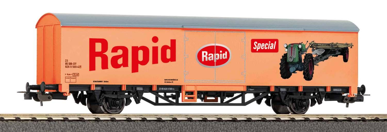 PIKO 27707 Ged. Güterwg. Starke Marken Rapid SBB