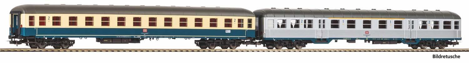 Piko 28325 2er Set Personenwg. 1x 1./2. Kl. + 1x 2. Kl. DB I