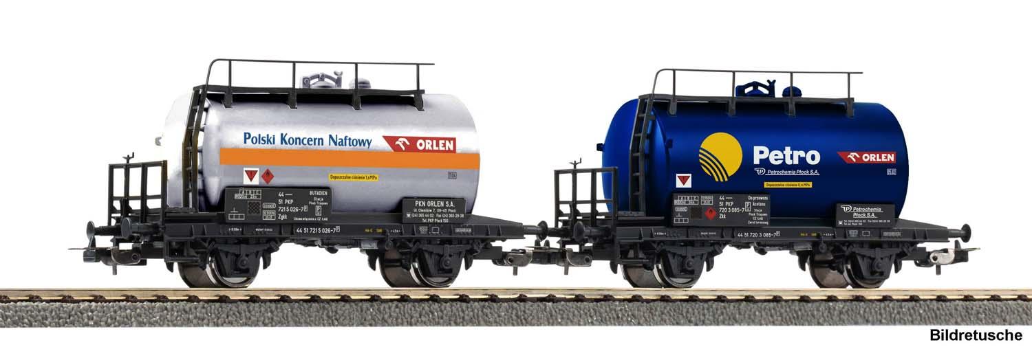 Piko 28347 2er Set 2-achs. Kesselwg. PKP V