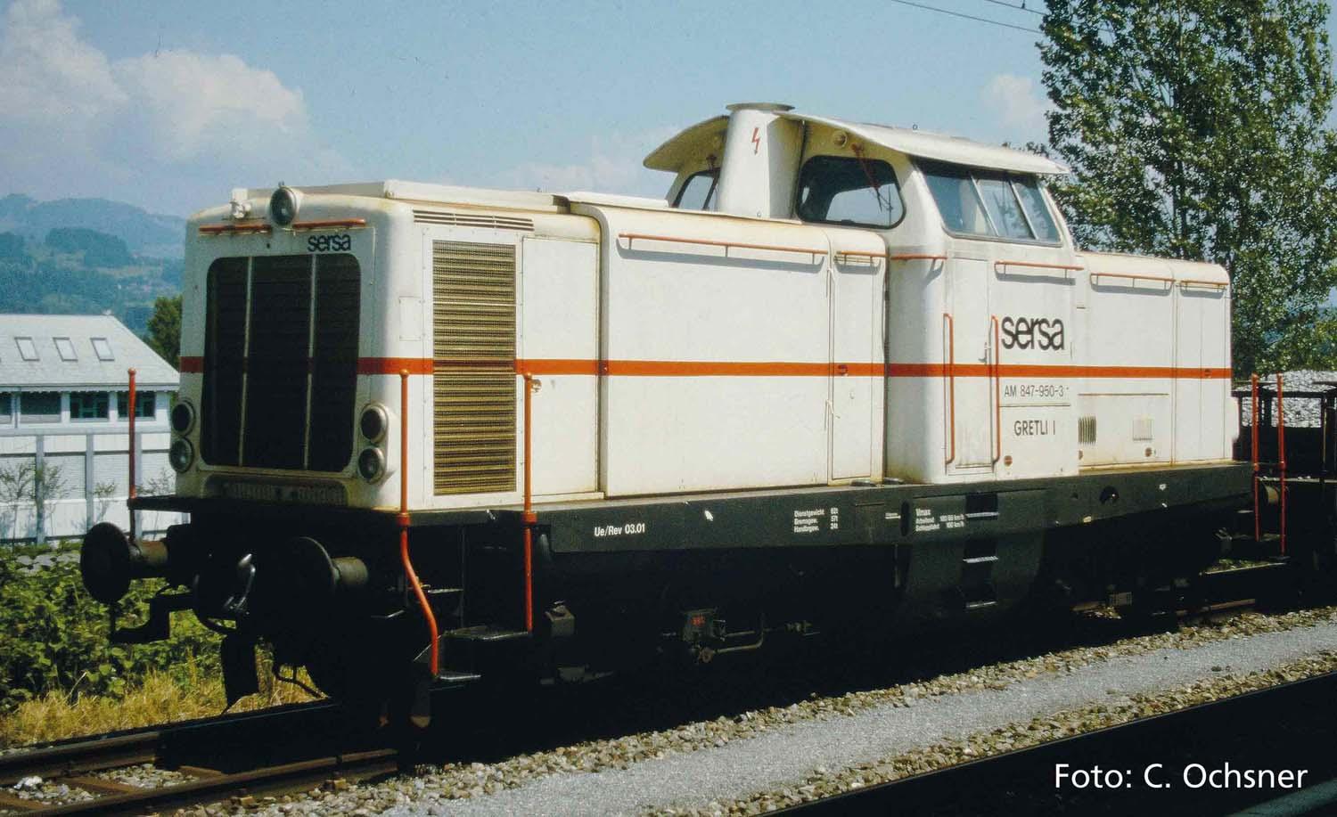 PIKO 52333 Diesellok Am 847 Sersa V + DSS PluX22