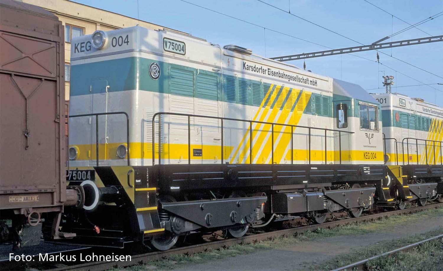PIKO 52947 Diesellok V75 Karsdorf V + DSS PluX22