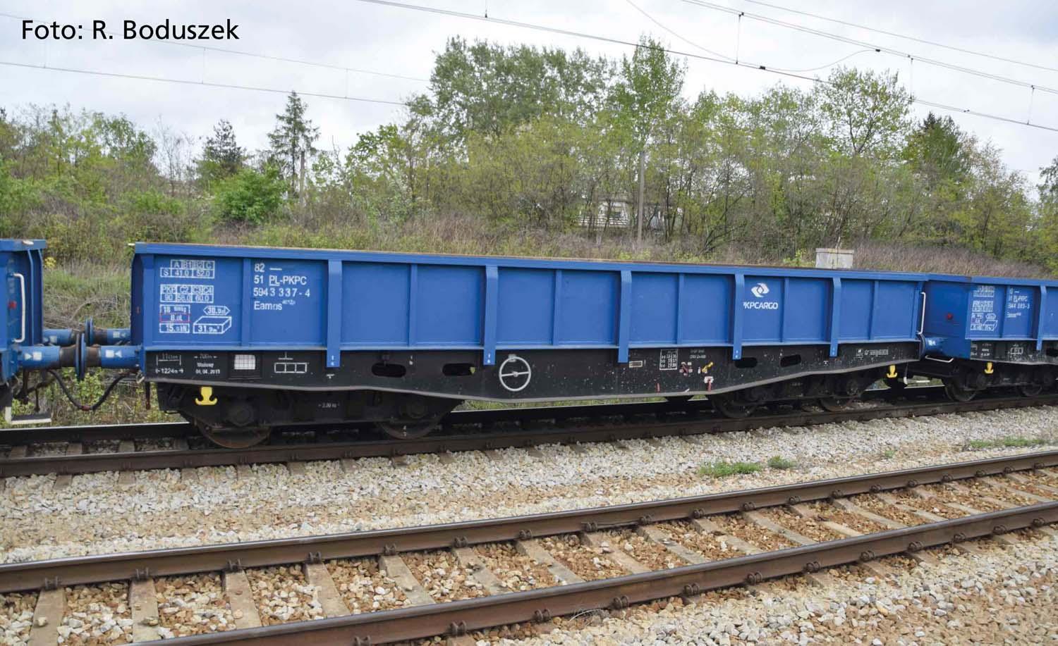 PIKO 58285 2er Set Niederbordwg. 401Zp PKP Cargo