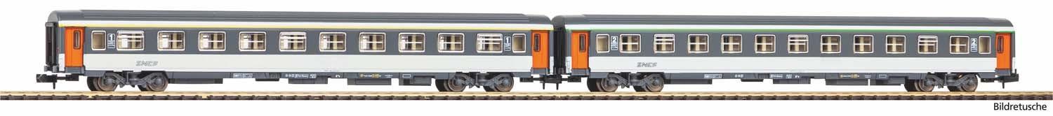 Piko 94505 N-2er Set Abteilwg. 1.Kl. + 2.Kl. SNCF