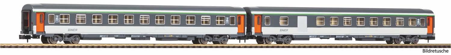 Piko 94506 N-2er Set Abteilwg. 2.Kl.+ Gepäckabteil SNCF