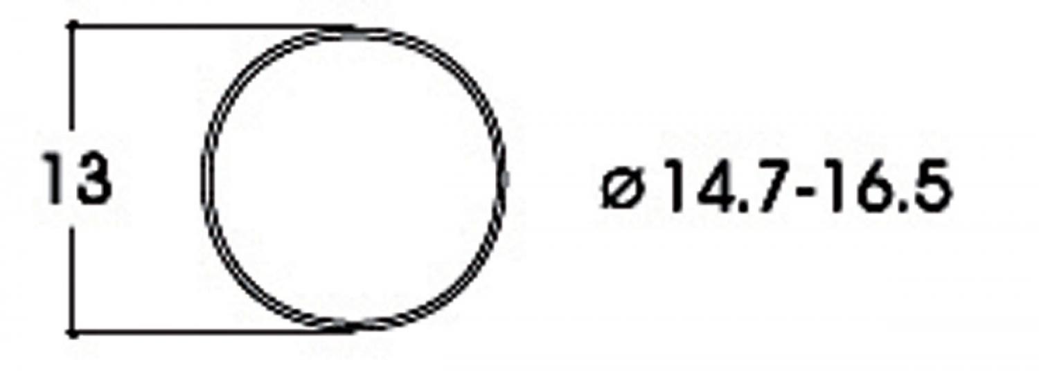 Roco 40071 Haftrings.10Stk. 14,7 bis 16,5