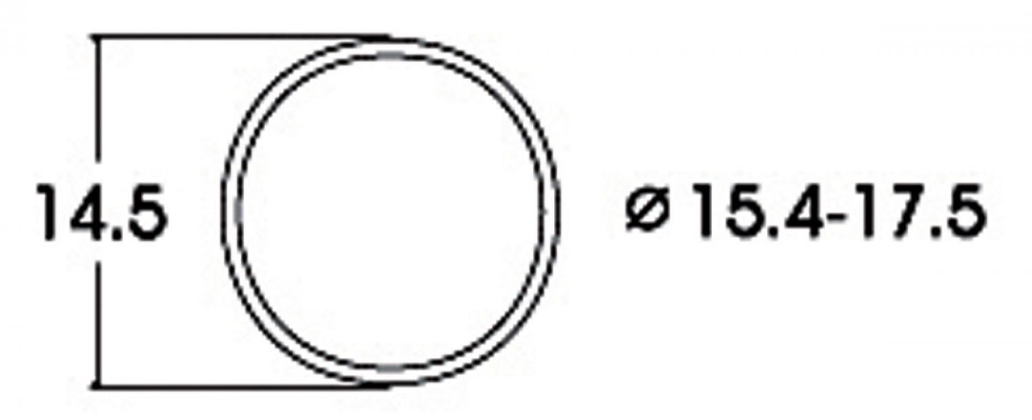 Roco 40076 Haftrings.10Stk.15,4 bis 17,5m
