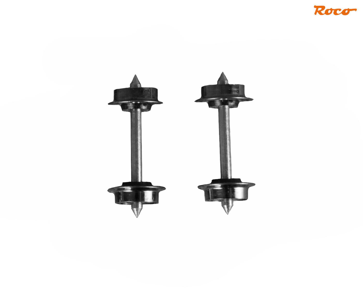 Roco 40189 Radsatz 7,5mm DC, isoliert (2 Stück)