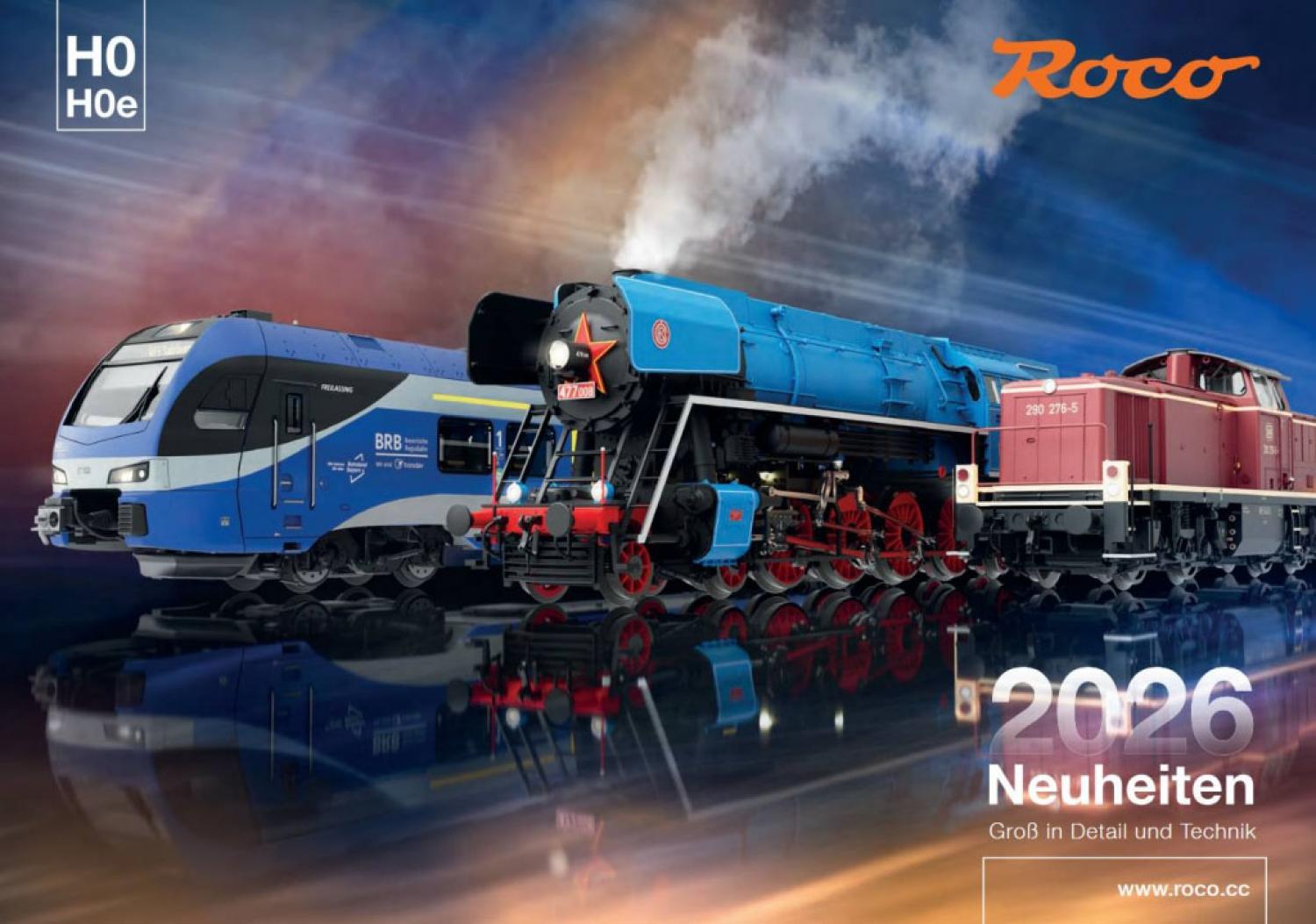 Roco Neuheiten Katalog 2026 (H0/H0e)