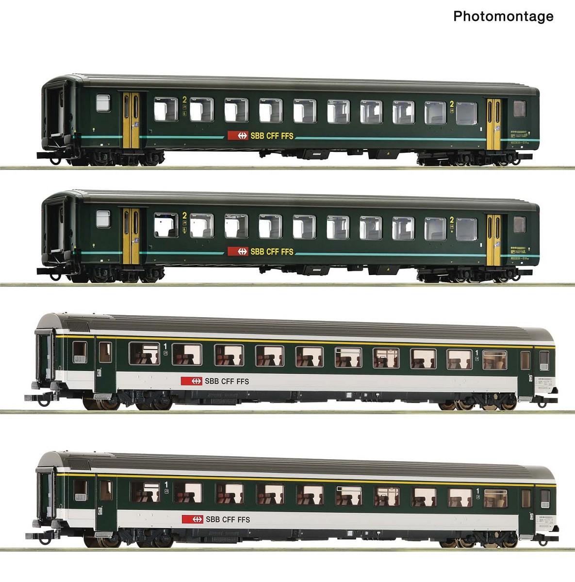 Roco 6200091 Wagen-Set 2 „IR 1617“, SBB DC