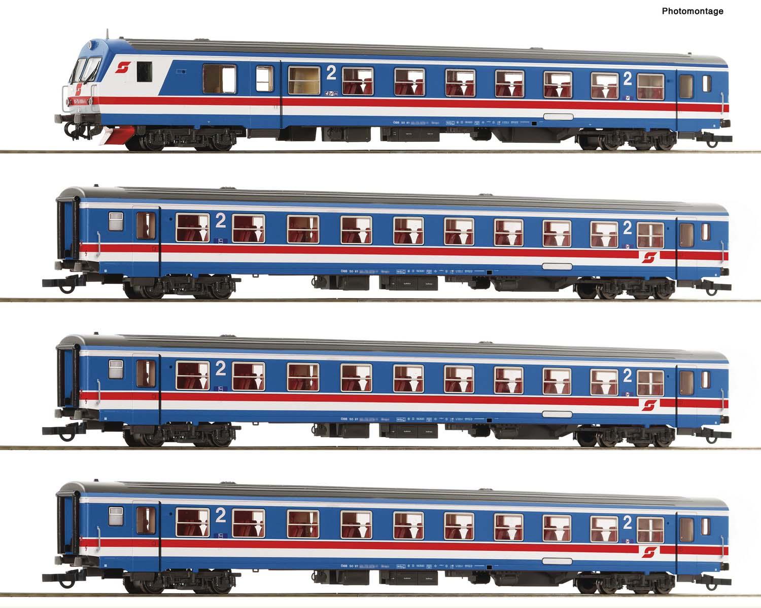 Roco 6200200 4er Set Wendezug ÖBB DCC