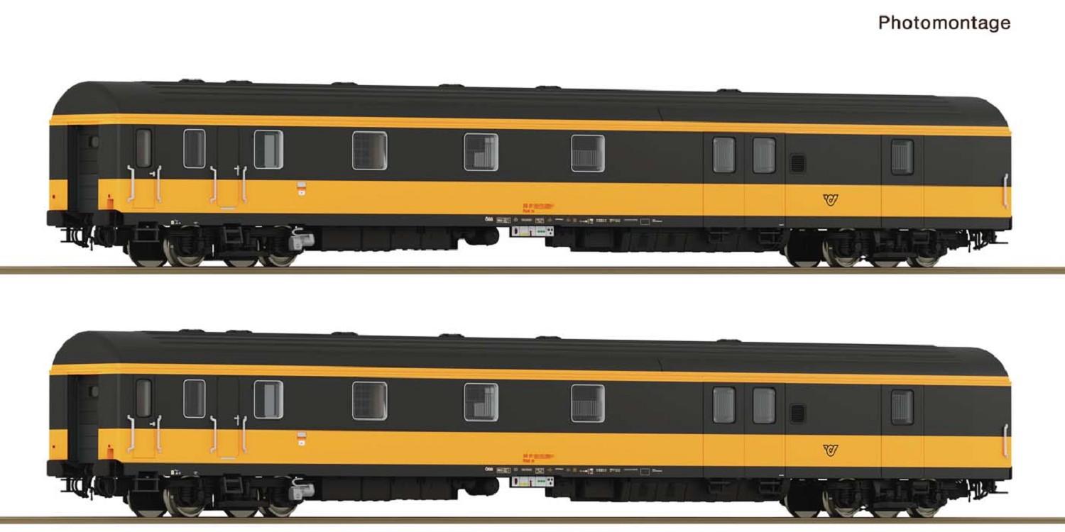 Roco 6210188 Bahnpostwagen-Set ÖBB DCC