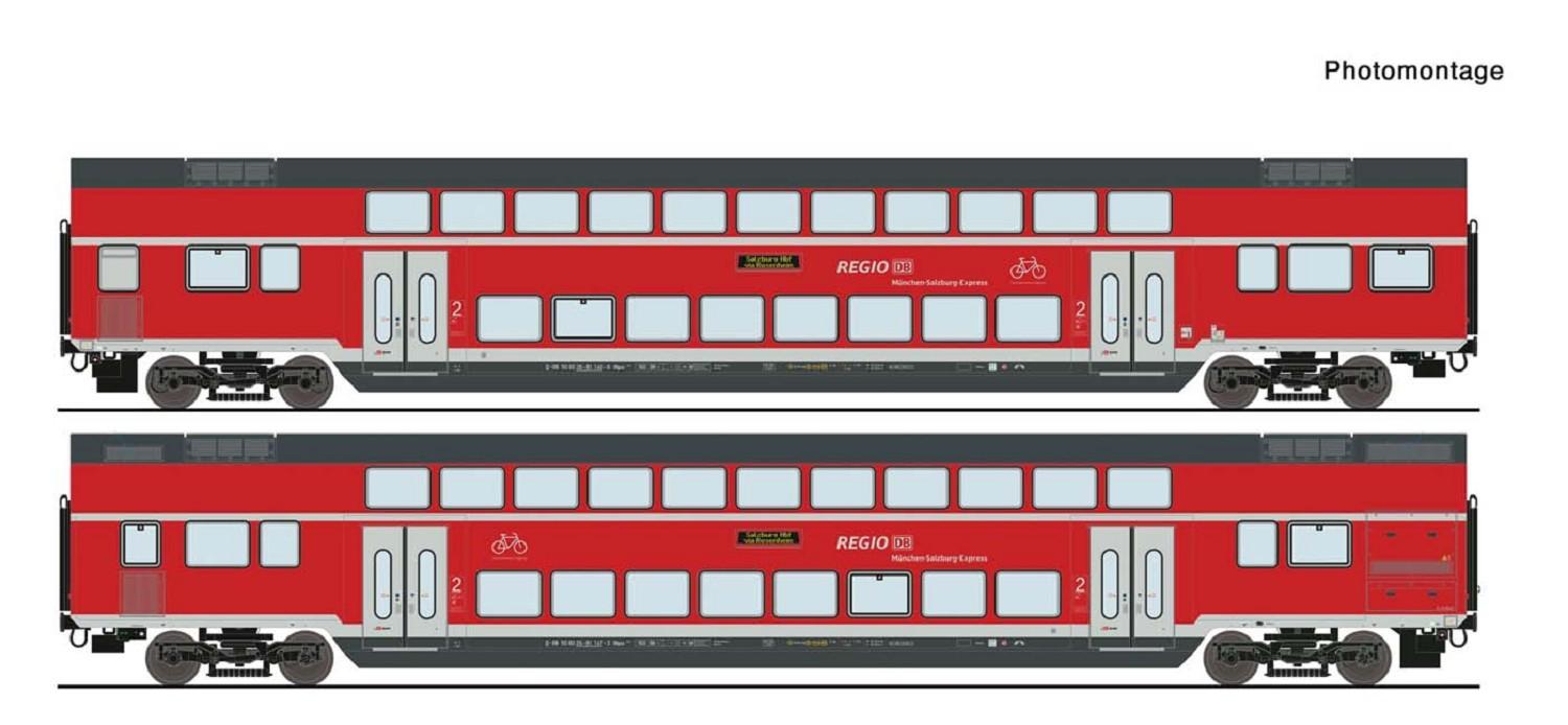Roco 6220145 Doppelstockwagen-Set DB AG AC