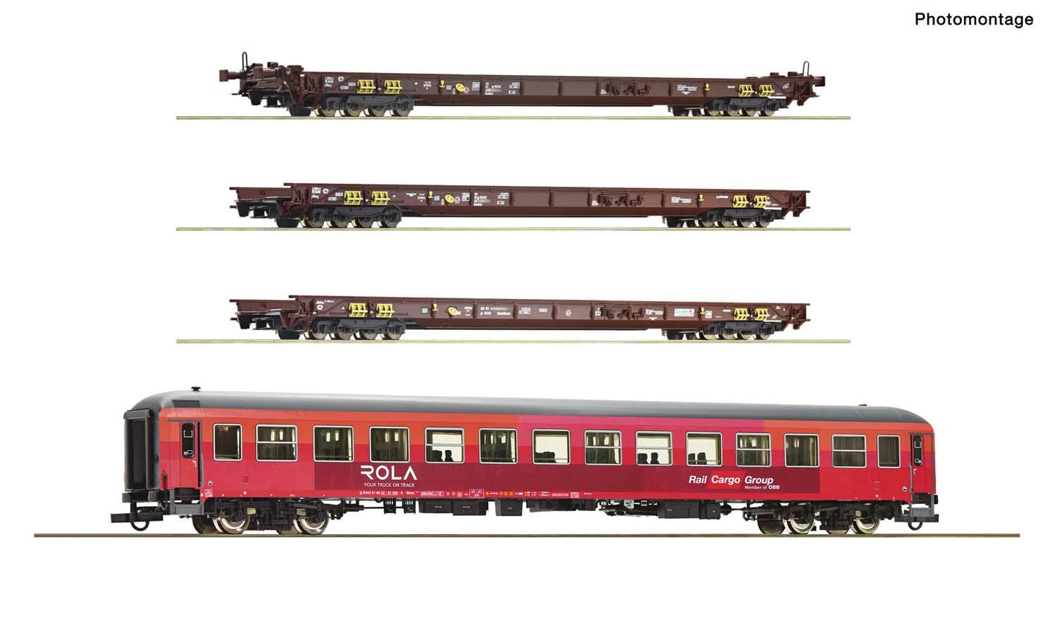 Roco 6600042 4er Set Rola ÖBB