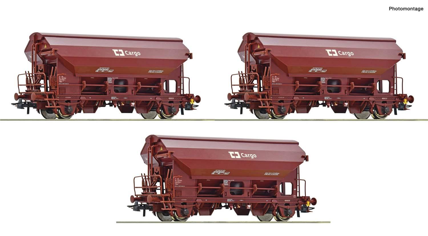 Roco 6600078 3er Set Tds CD Cargo