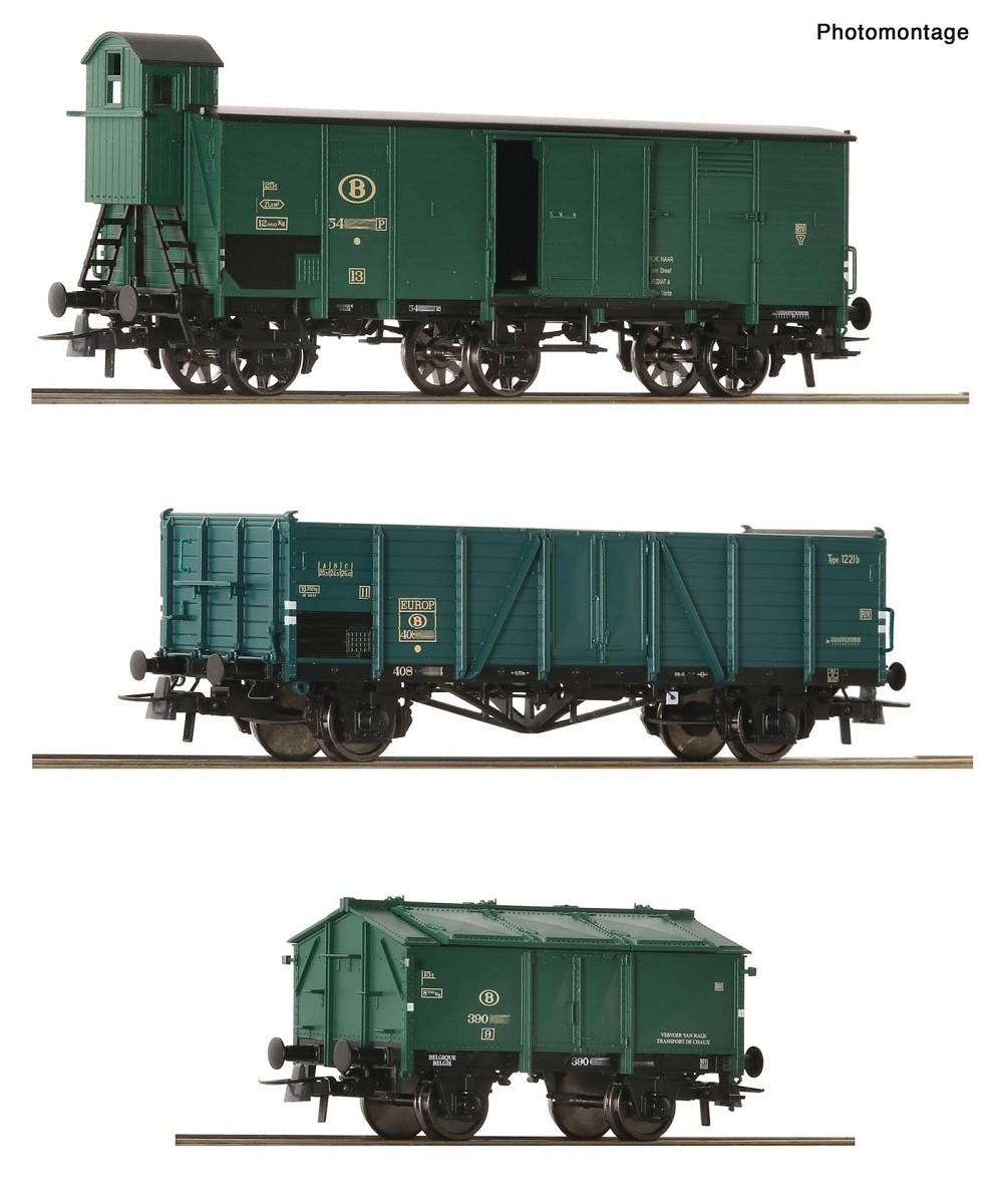 Roco 6600079 Güterzug-Set SNCB DC