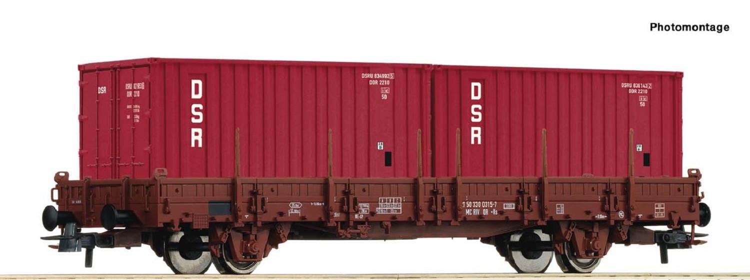 Roco 6600138 Schwenkrungenwagen, DR DC