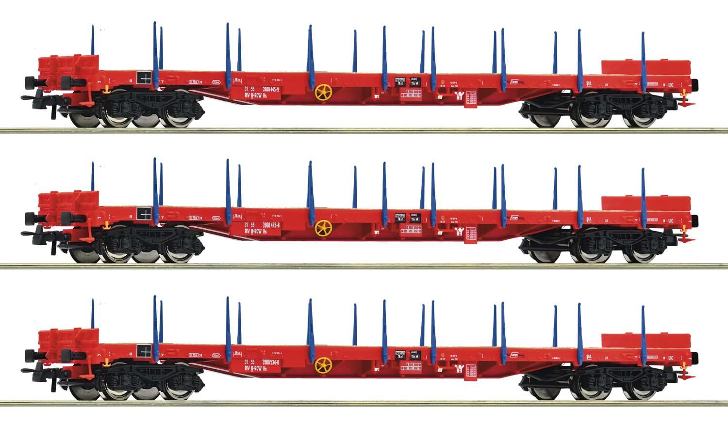 Roco 6600219 3er Set Rungenwagen Rs ÖBB